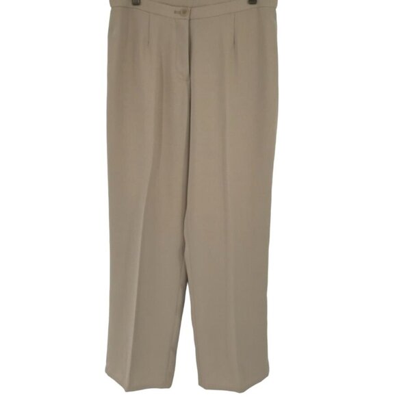 Pendleton Womens Beige High-Waisted Trousers pants Size 10 short - Picture 5 of 13